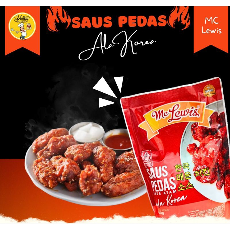 

MC LEWIS SAUS PEDAS RASA AYAM ALA KOREA 250GR