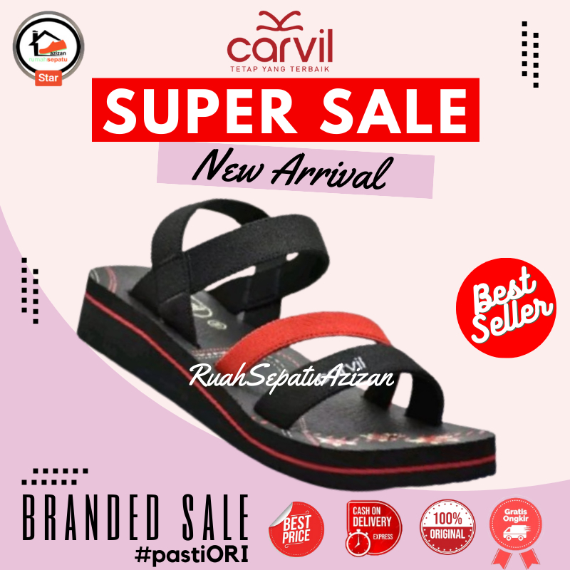 Carvil Salvina TB | Sabrina TB Sandal Tali Gunung Wanita Sendal Outdoor Remaja Perempuan Dewasa Orig