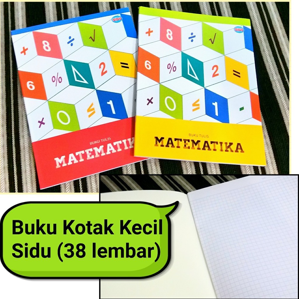 

Buku Kotak Kecil Matematika Sidu 38 Lembar