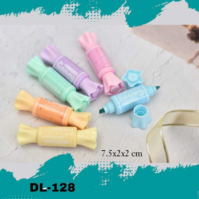 

Stabilo Permen Pastel Merek DUOLE Sweet Highlighter Marker DL-128