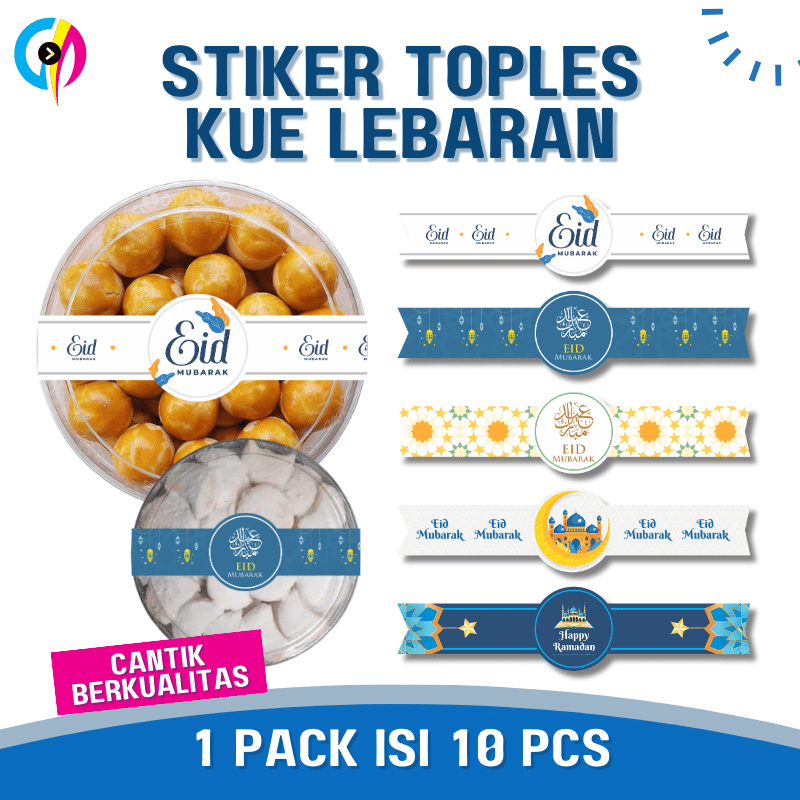 

[SPESIAL LEBARAN] Stiker Toples Lebaran - STIKER NASTAR - HAMPERS KUE LEBARAN