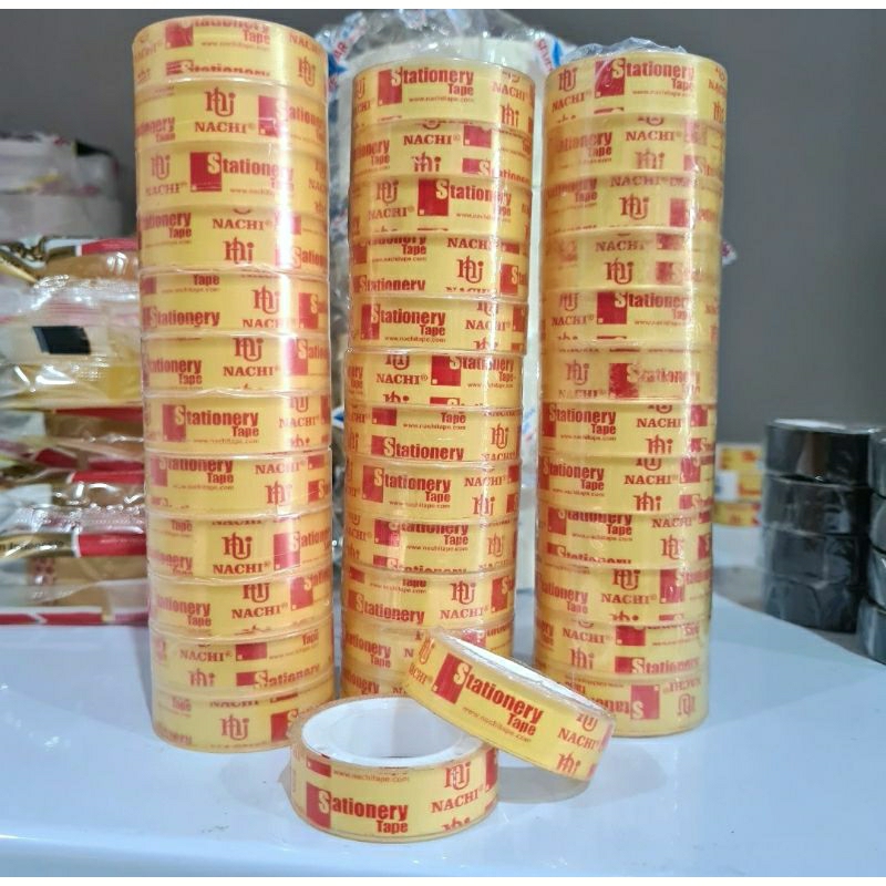

Qreinashop Isolasi Nachi Stationary Tape Bening Transparan