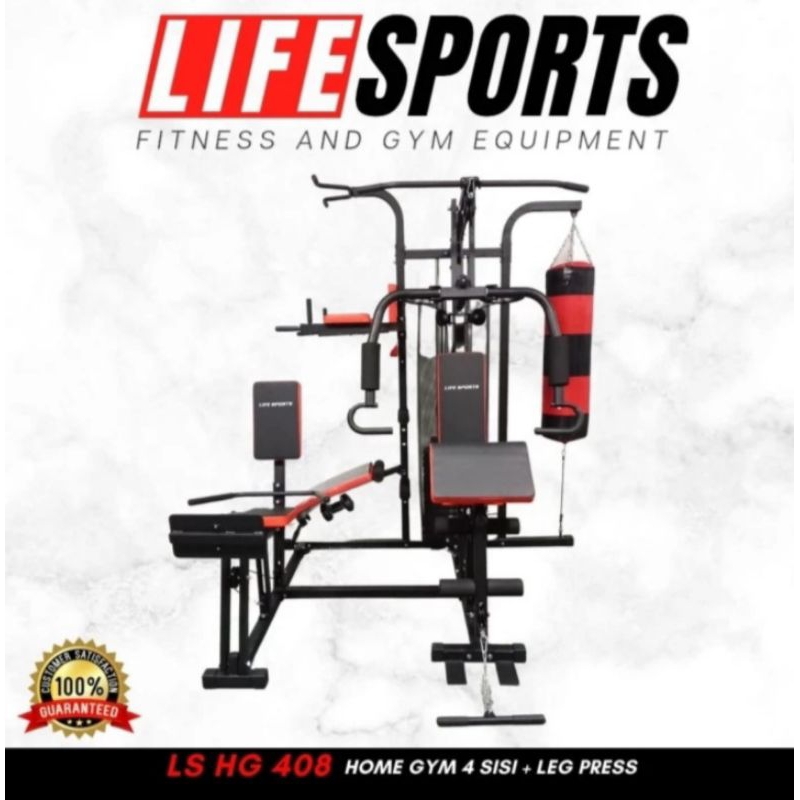 Home gym 4 sisi leg press-Lifesports(original)-home-gym-