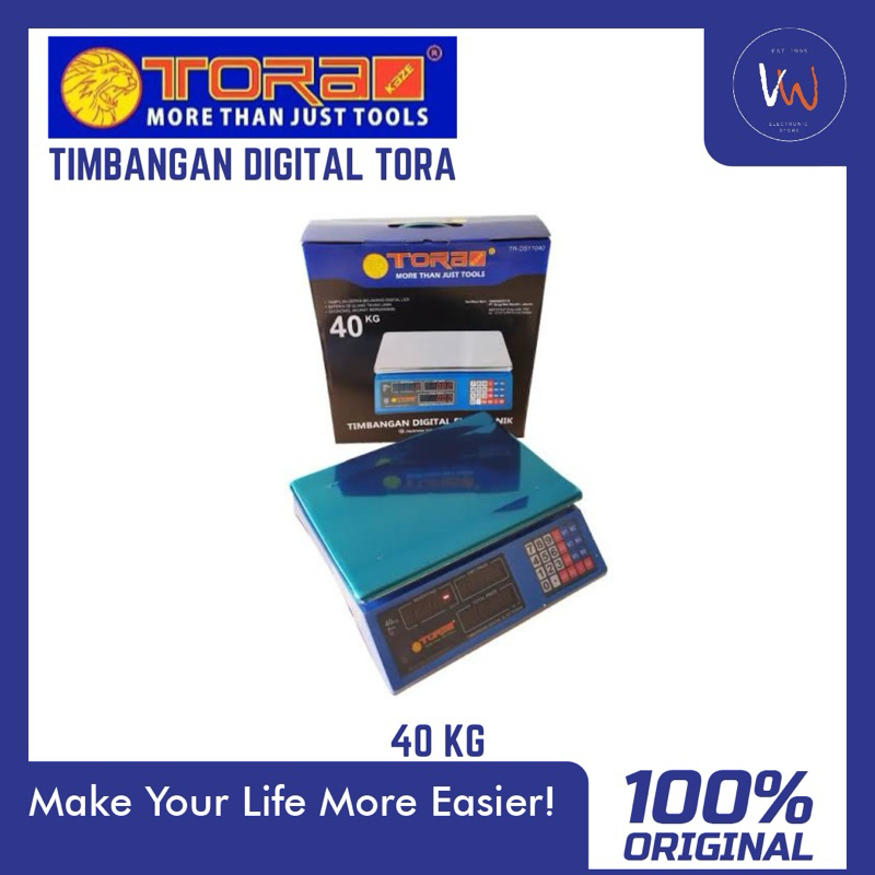 Timbangan Digital Tora 40 KG / Timbangan Electric / Timbangan 40 KG
