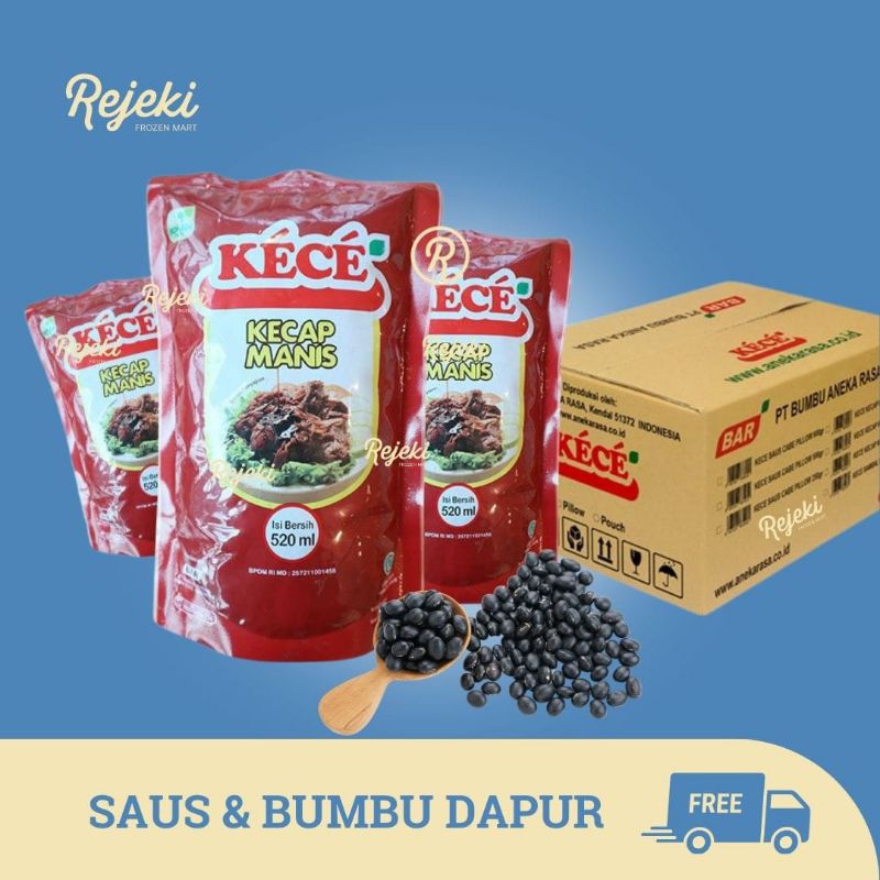 

Kece Kecap Manis 520ml - Rejeki Frozen Mart