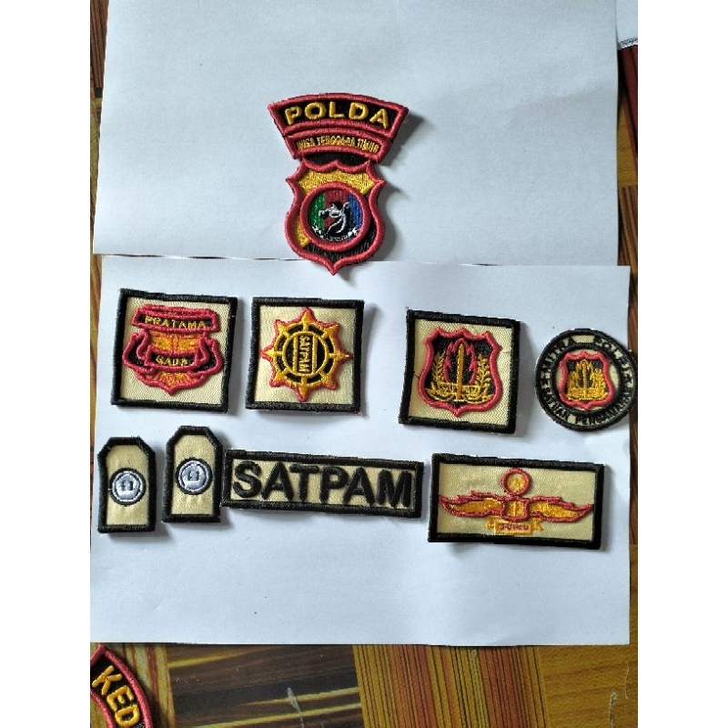 ATRIBUT SATPAM TIMBUL LENGKAP