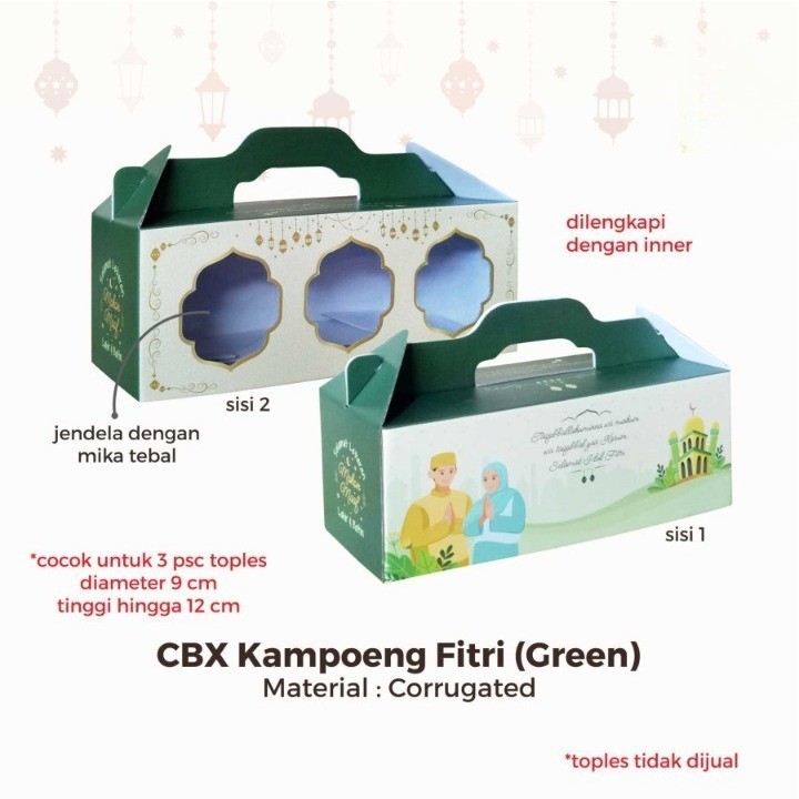 

Cake Box Toples Kampoeng Fitri Green Edisi Lebaran