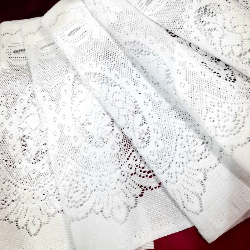 JAYA TEXTILE | KAIN VITRASE - Kain Vitrase/Vitrage Renda Bunga