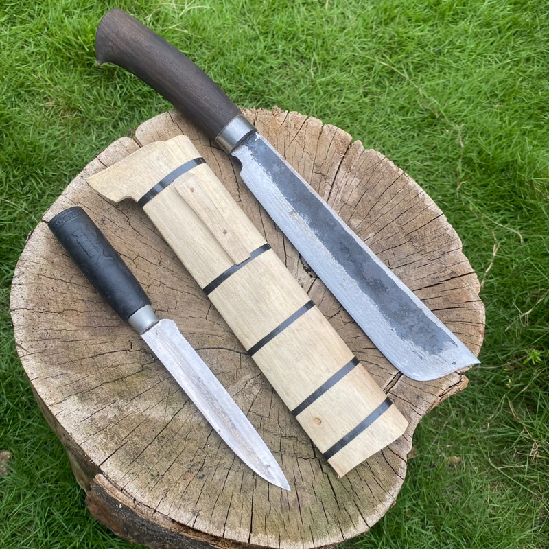 bedog tebang bambu cacah tulang daging super kuat bonus pisau