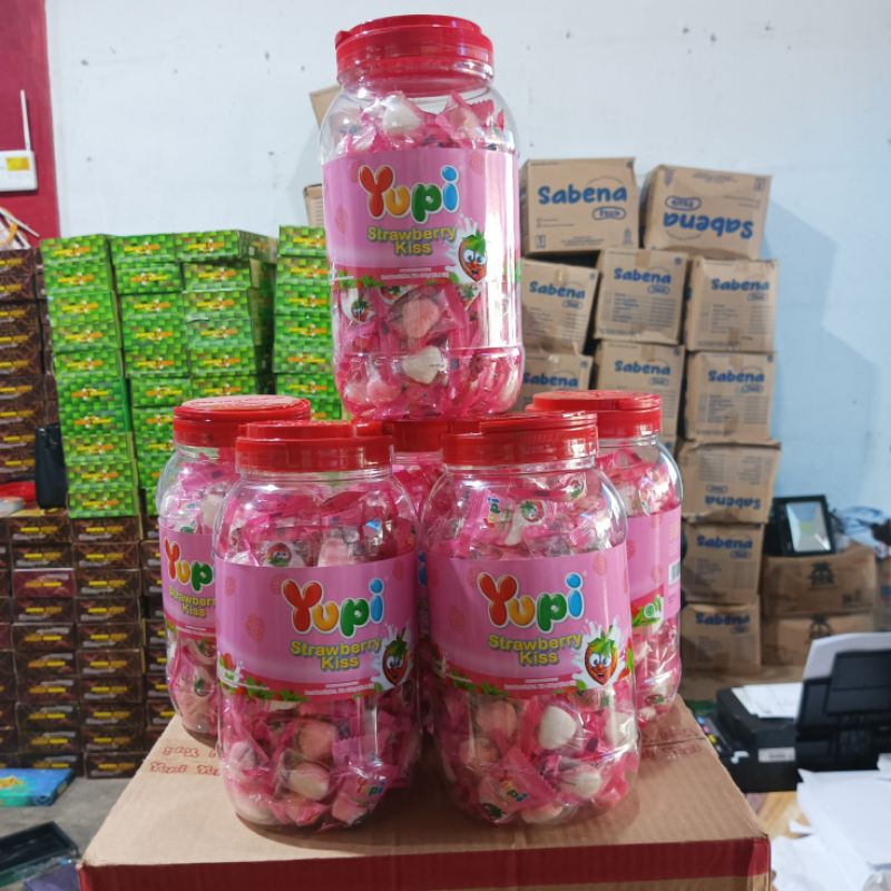 

PERMEN LUNAK YUPI 1 TOPLES ISI 300 gr