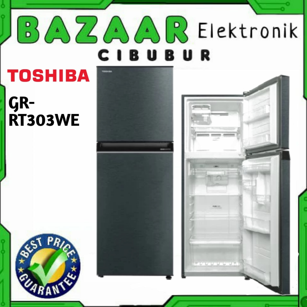 TOSHIBA GRRT303WE Kulkas 2 Pintu