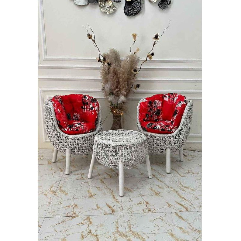 [ HARGA PENGRAJIN ] Kursi Teras Sets Brekele / Kursi Rotan Brekele / Kursi Rotan Sintetis Brekele