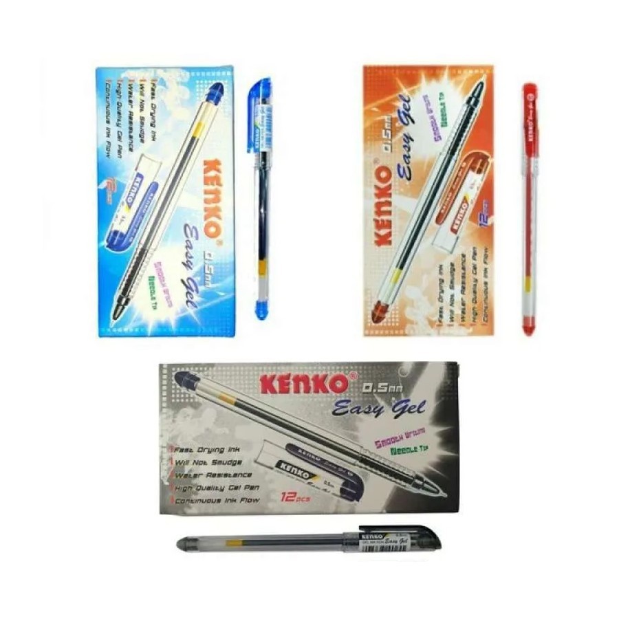 

[PACK] Pulpen Ballpoint Pen 0,5 - Kenko Easy Gel MURAH