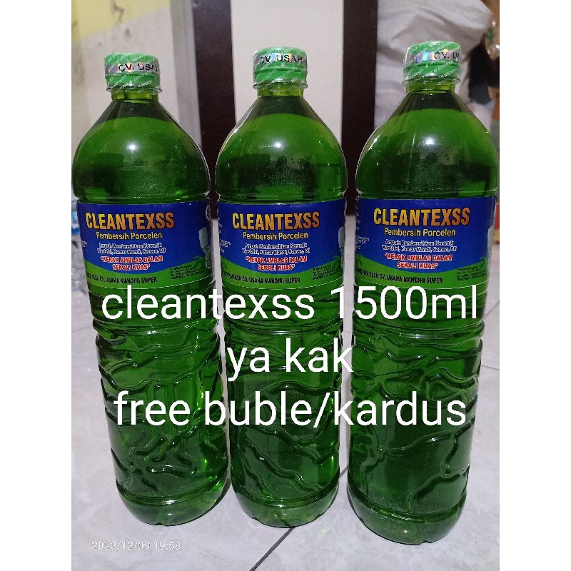 cleantexss 1 botol 1500ml Original pembersih lantai cleantexs pembersih toilet clean texs pambersih 