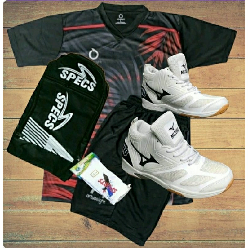 sepatu volly anak junior paket komplit sePatu voli anak sepatu anak voli