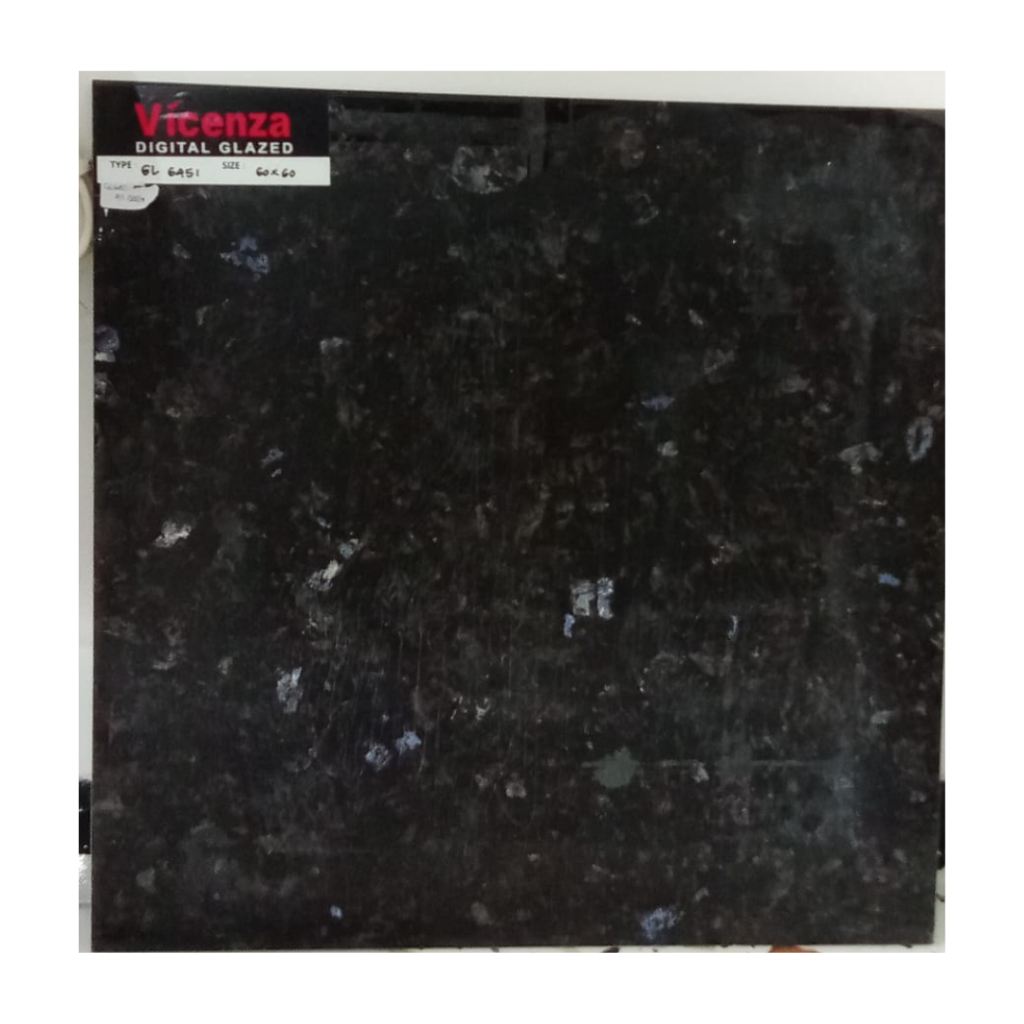 GRANIT VICENZA UKURAN 60X60 UNTUK LANTAI DAN DINDING hitam GL