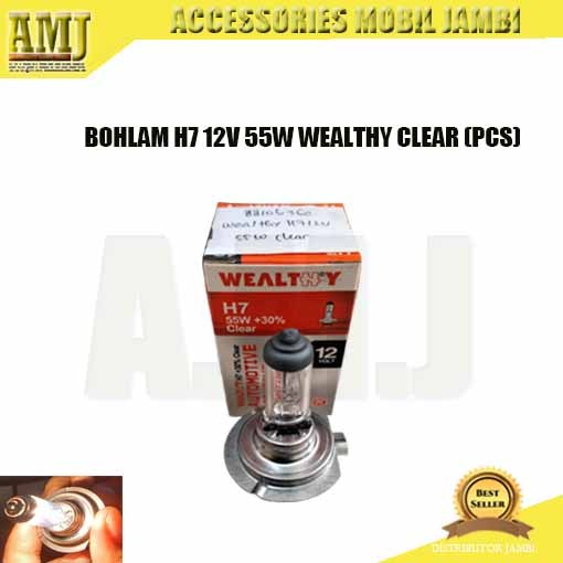 Lampu Mobil H7 Wealthy 12v 55w