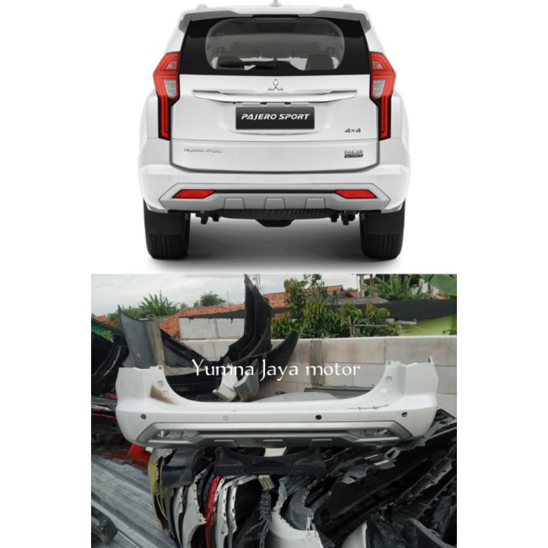 bemper belakang Pajero sport tahun 2021 2022