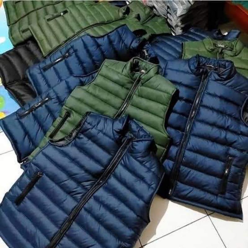 Rompi Parasut Gelembung Pria Wanita Rompi Vest Gelembung Pria Anti Angin Vest Bulang