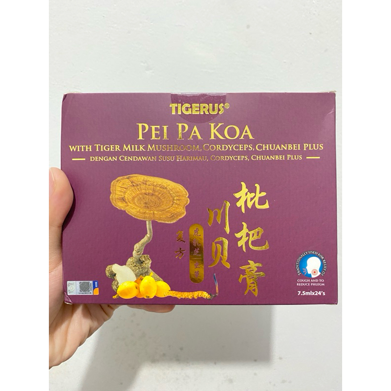 

TIGERUS PEI PA KOA 24’s WITH TIGER MILK MUSHROOM CORDYCEPS CHUANBEI PLUS PEI PA KOA PIPEKO PHI PE KO MALAYSIA TIGGY MALAYSIA