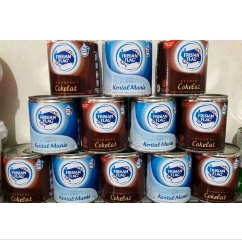 

Frisian Flag Susu Kental Manis Kaleng 370gr Coklat/Putih