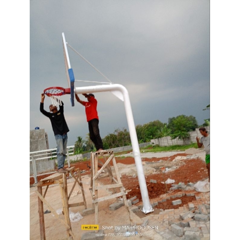 tiang basket tanam custom