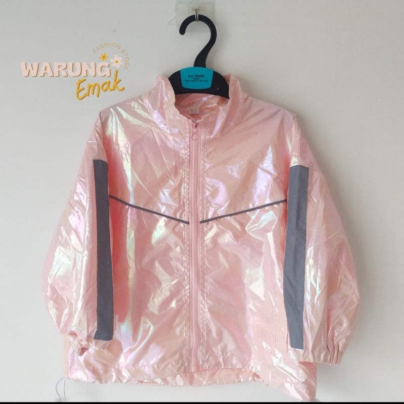 Jaket Reflective Pink