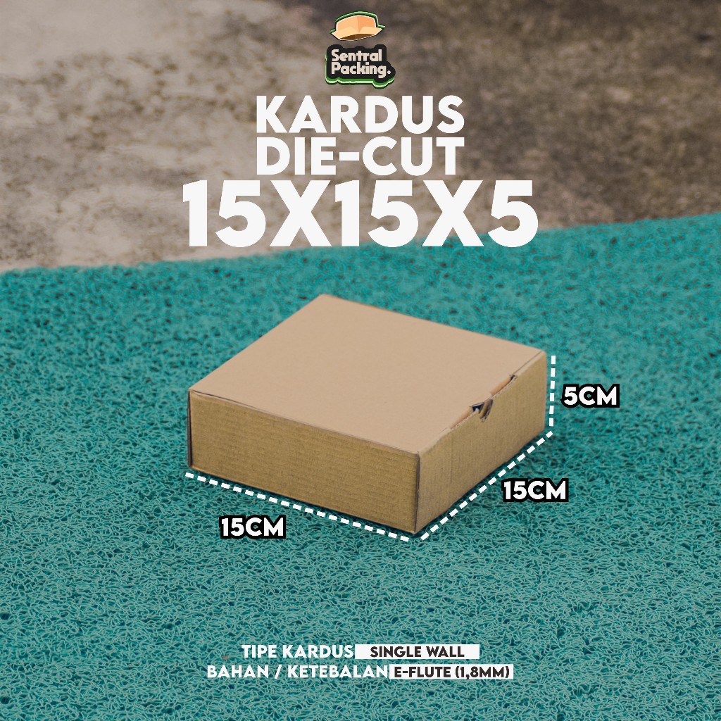 

Kardus Die-Cut Polos / 15x15x5 / Kardus Packaging / Kardus Souvenir / E-Flute (Min 5Pcs)