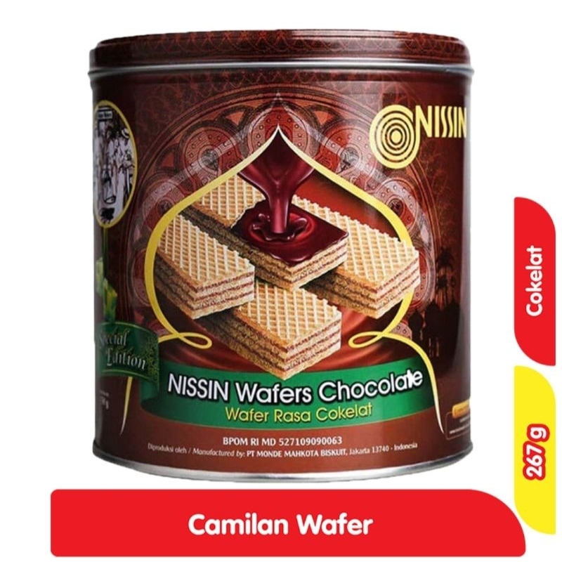 

Nissin Wafer Coklat 267gr Kecil Kue Lebaran