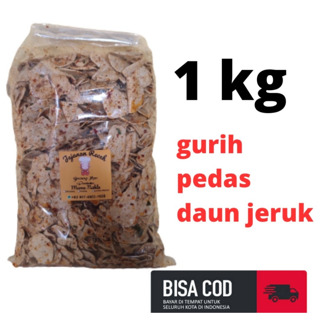 

(Chili Oil) Basreng Pedas daun Jeruk 1kg