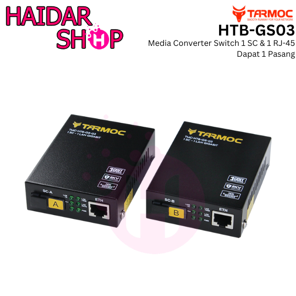 Tarmoc HTB GS03 HTB-GS03 Gigabit Single mode Media Converter