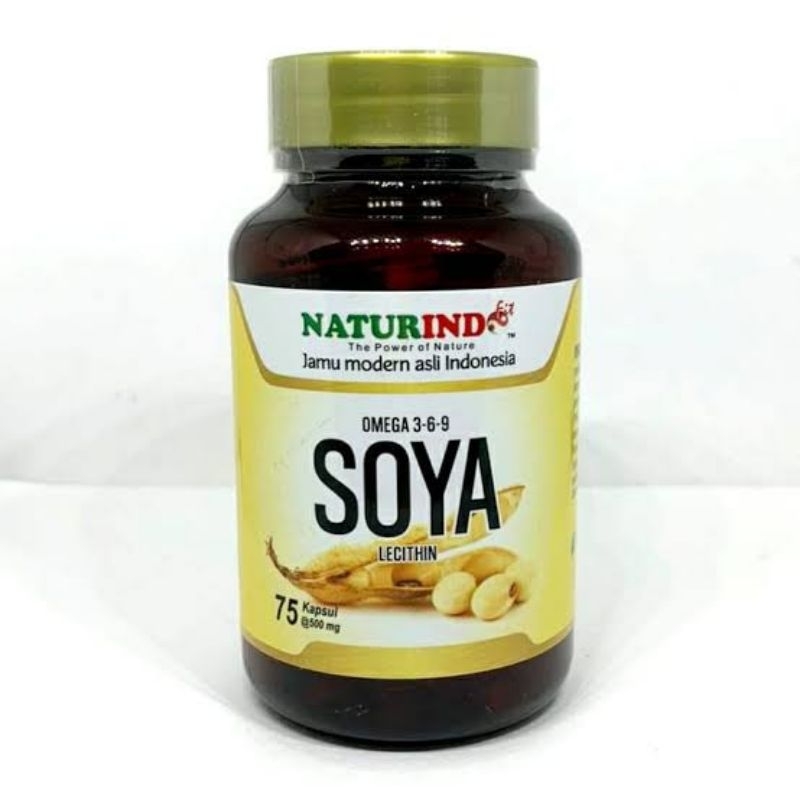 Soya Kapsul Naturindo Soya Lecithin Gold Omega 3,6,9