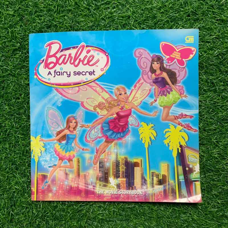 (Saturasi Preloved) Barbie A Fairy Secret The Movie Storybook - Buku Cerita Anak