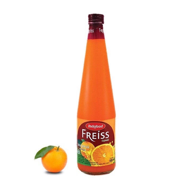 Syrup Freiss Orange Indofood 460ml /SirupFreiss Jeruk Indofood 460 ml