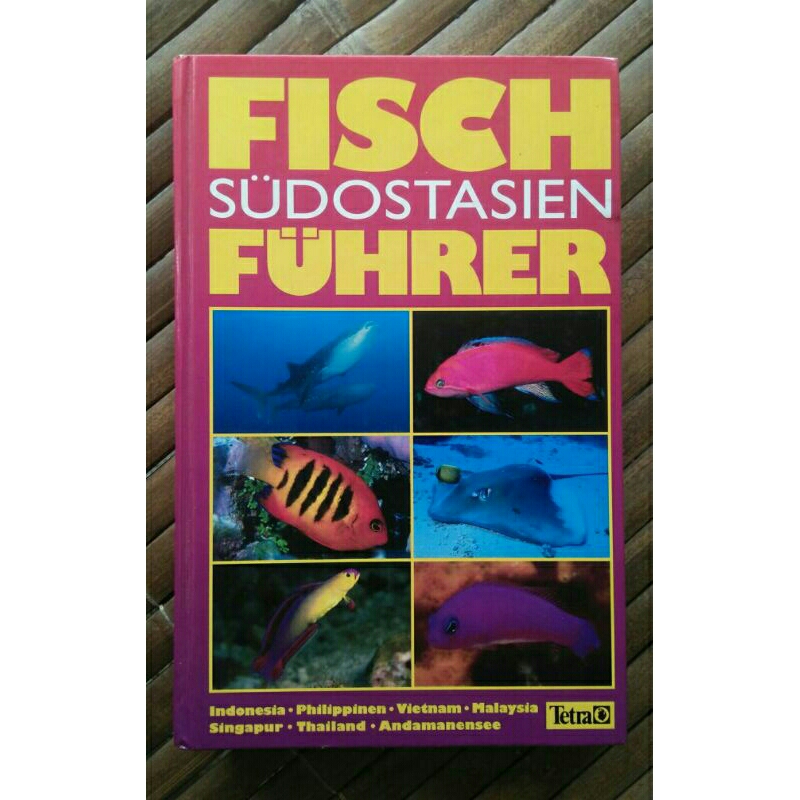 Buku Fisch < Helmut Debelius-Rudie H.Kuiter < Tetra, Germany, 1994.(impor, asli/original).