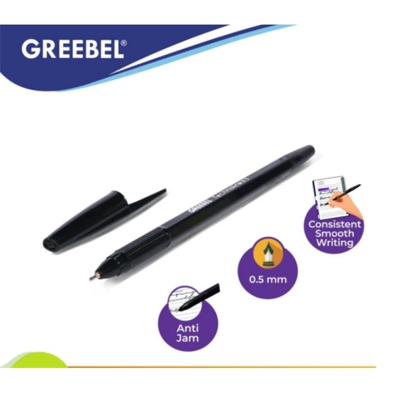 

pen pulpen greebel technoline warna hitam harga 1 buah