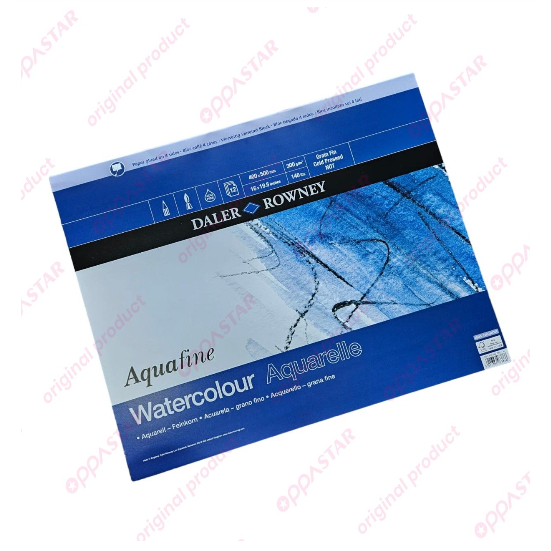 

Kertas Watercolour Daler Rowney Aquafine Cold Pressed 400x500 404664050 - PAD