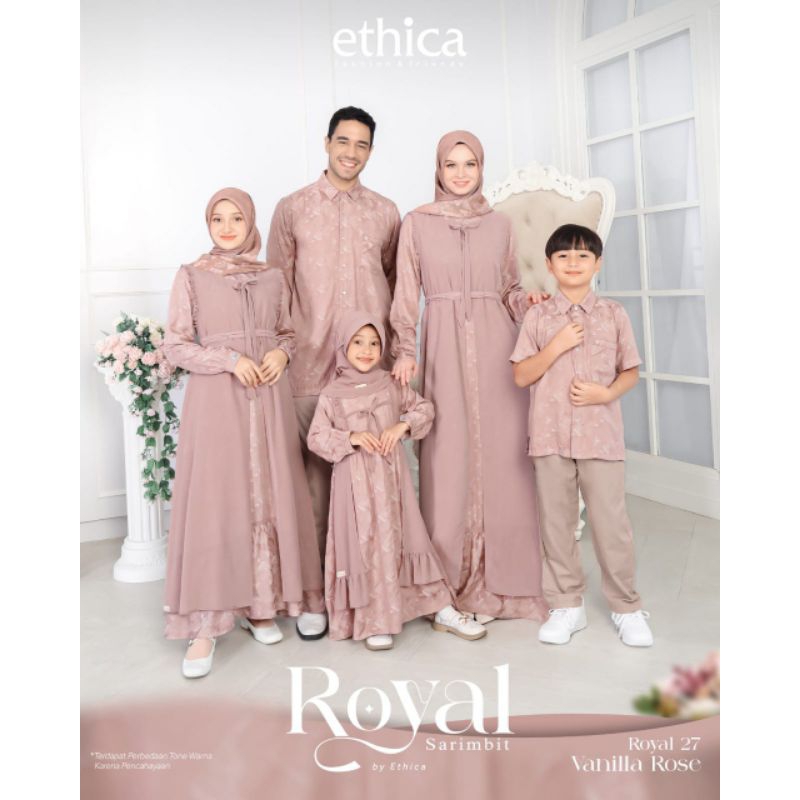 Royal 27 Vanila Rose by Ethica | Sarimbit Ethica 2024 | Sarimbit Keluarga Ethica Terbaru | Sarimbit 