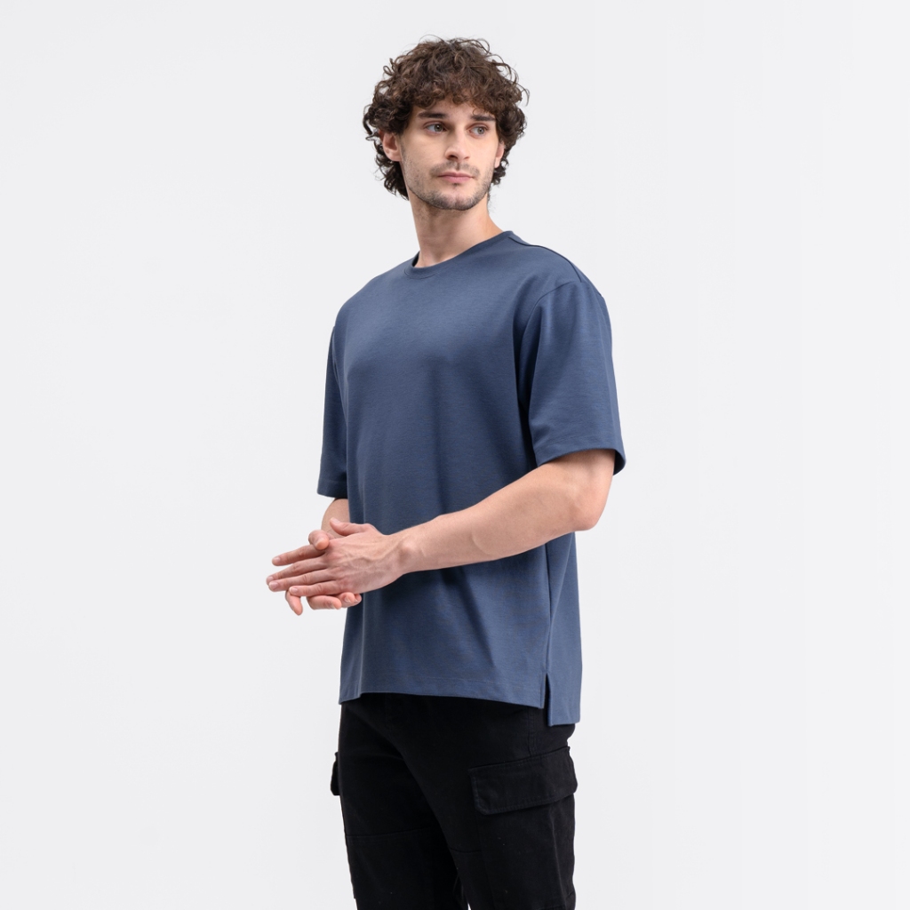 Livehaf - Boxy Ease Tee Denim