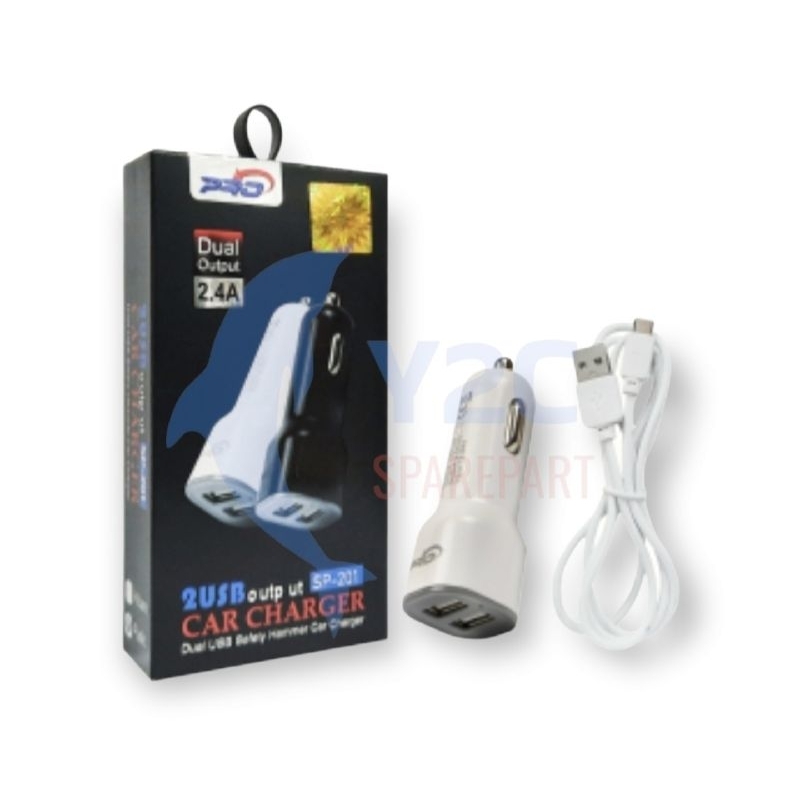 CHARGER MOBIL / SAVER PRO SP-202 DUAL USB NEW OEM / CASAN MOBIL MOTOR