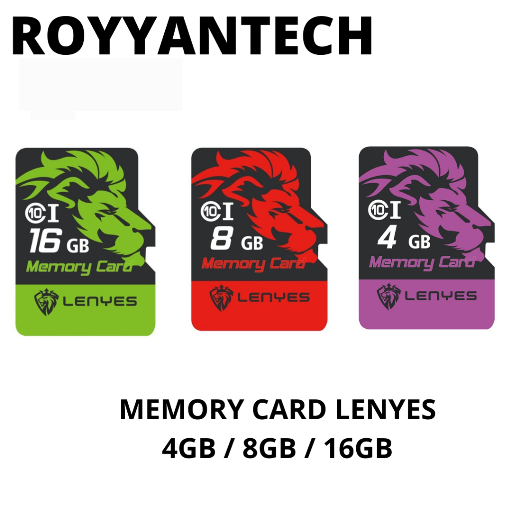 KARTU MEMORY MICRO SD LENYES 4GB 8GB 16GB MEMORY CARD
