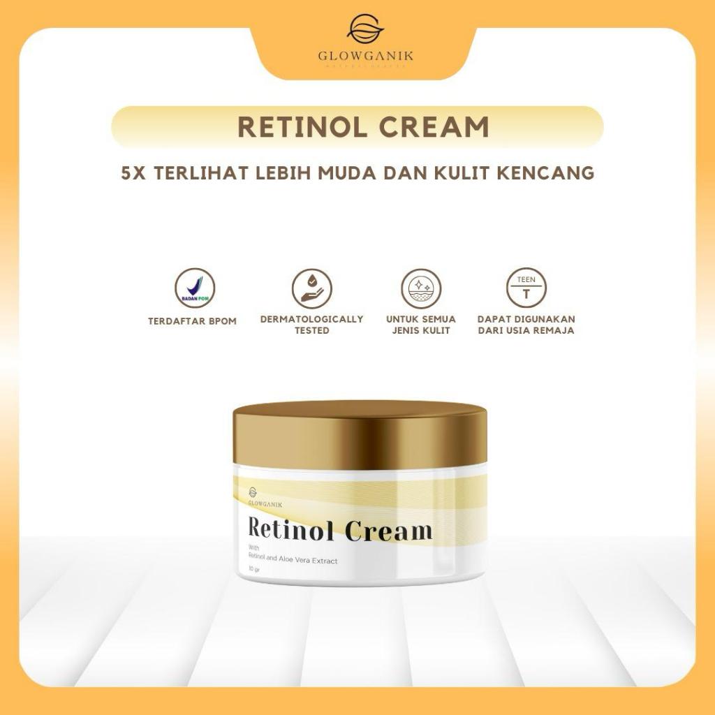 【 BPOM 】RETINOL GLOW CREAM |  GLOWGANIK