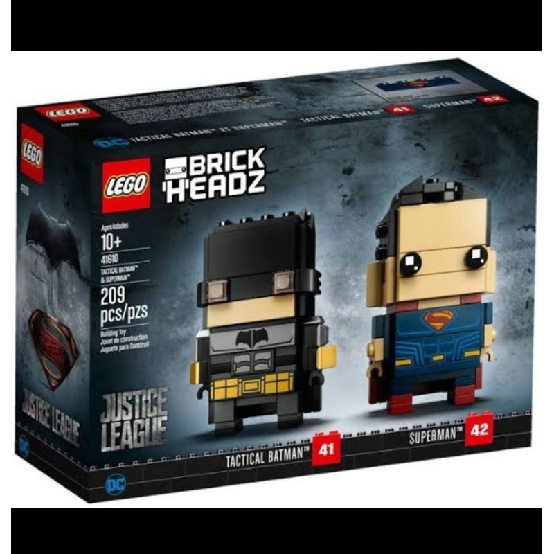 Lego Brickheadz 41610 Tactical Batman & Superman