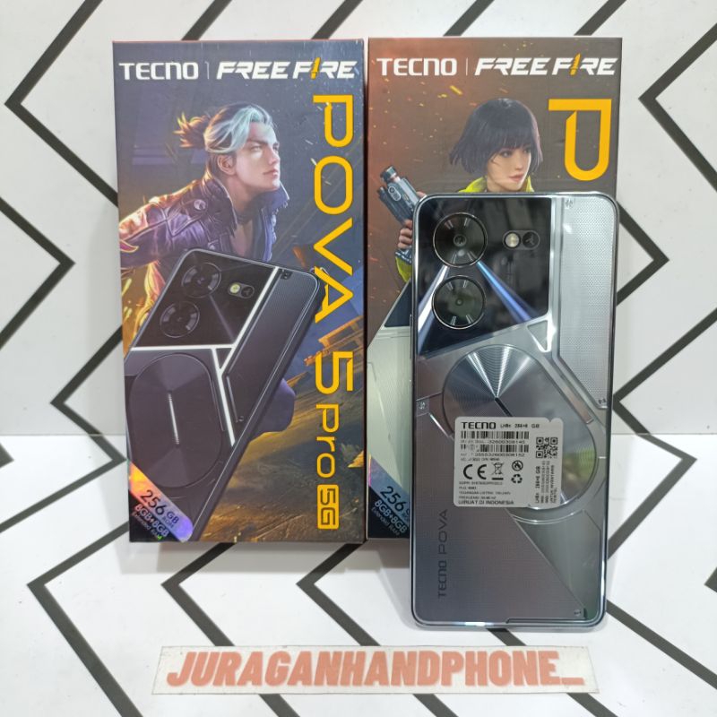 Tecno Pova 5 Pro 5G 8/256GB Hp Second Seken Bekas Fullset