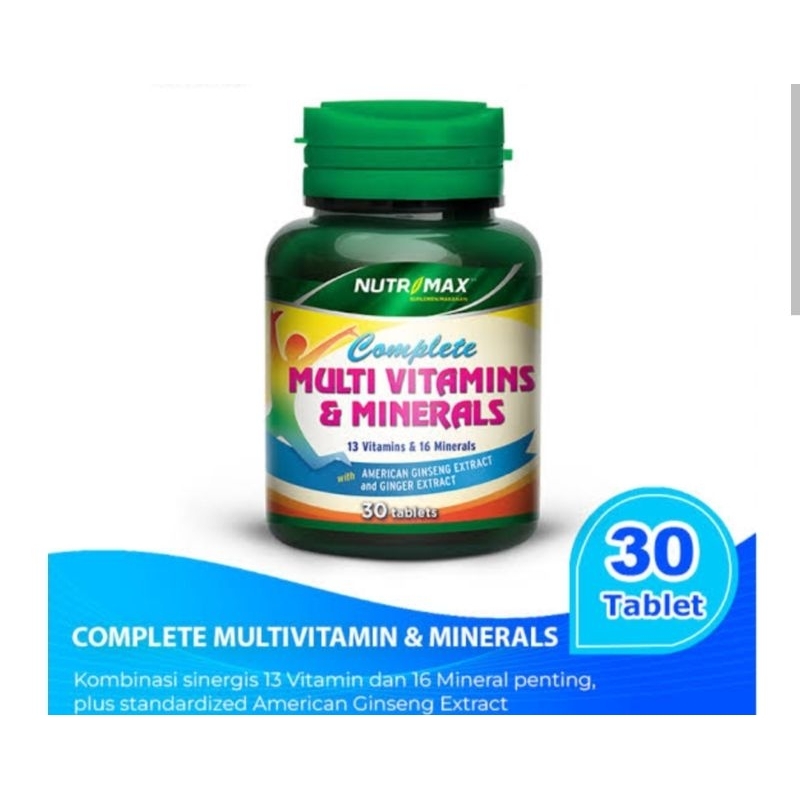 NUTRIMAX COMPLETE MULTIVITAMIN & MINERALS