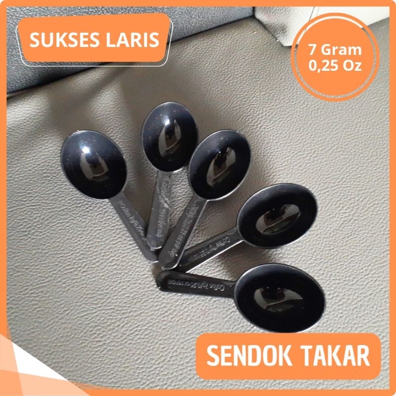 SENDOK TAKAR GULA KOPI TEPUNG BIJI KOPI BUMBU | SENDOK TAKAR 7 GRAM 0,25 OZ | SENDOK TAKAR KUE