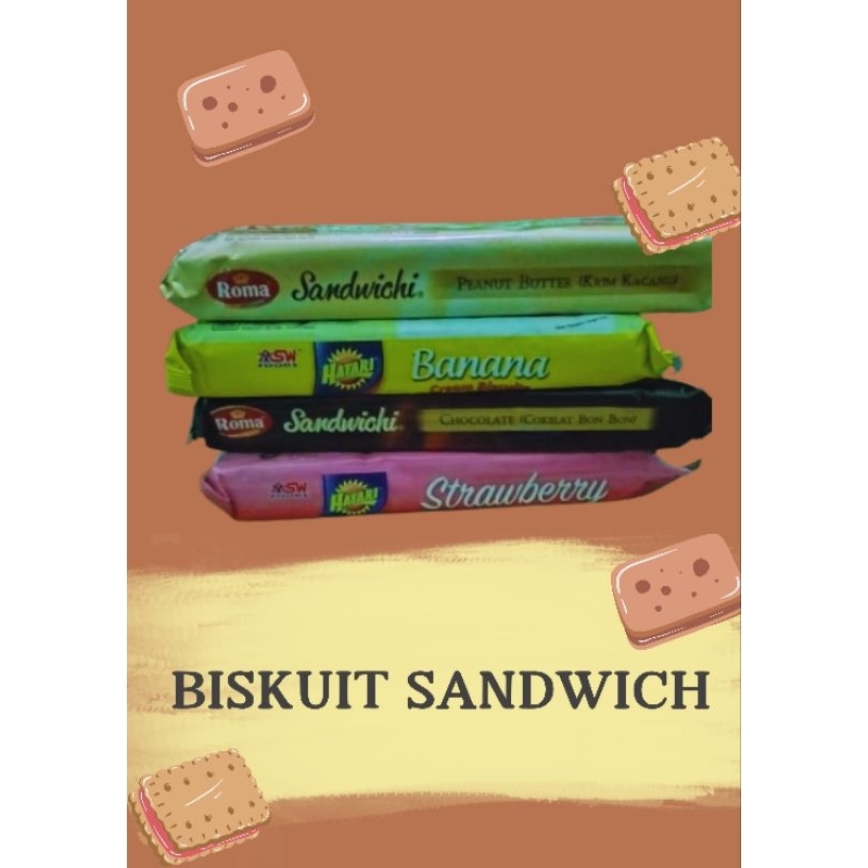 

Biskuit Sandwich Roma & Hatari