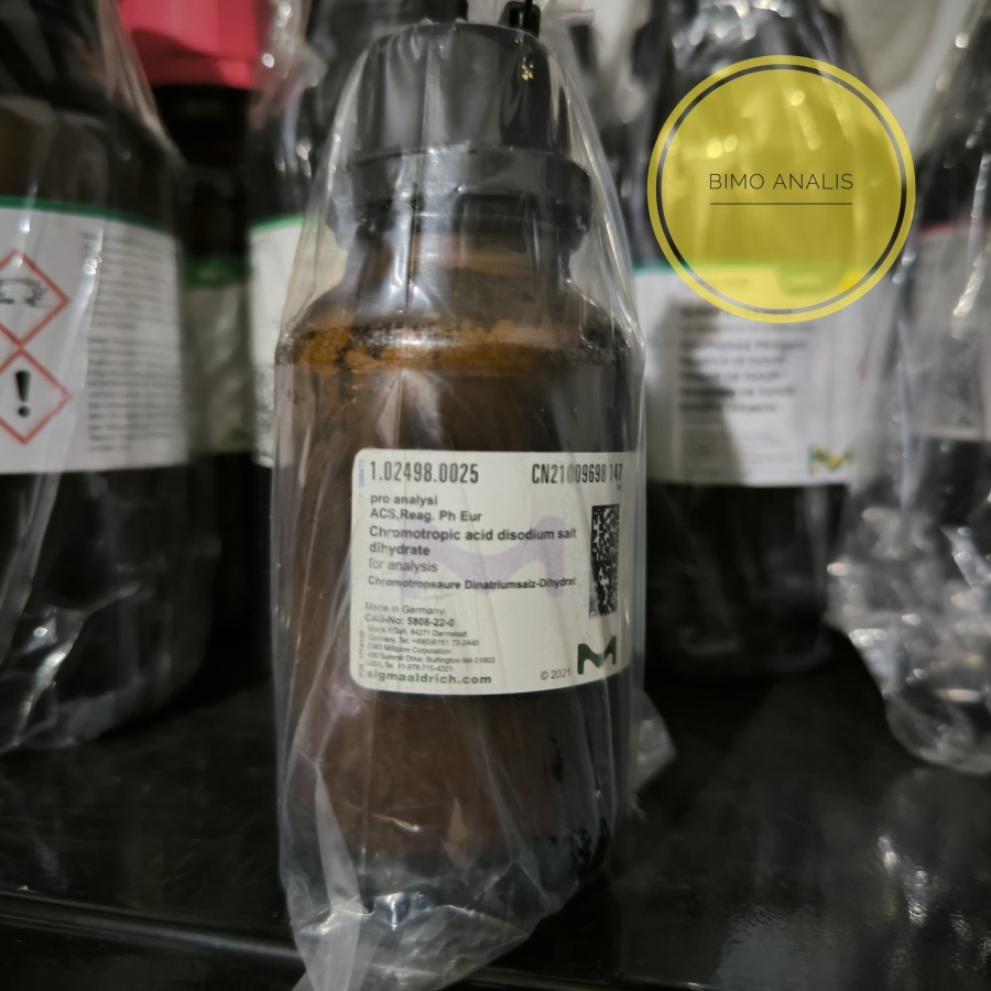 CHROMOTROPIC ACID DISODIUM SALT 25GR MERCK 102498 No.cat 1.02498.025