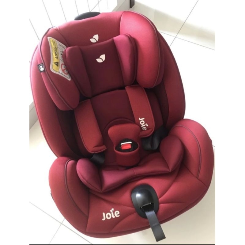 Preloved bekas Carseat Joie Meet Stages warna Maroon Merah