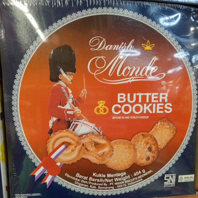 

Monde Butter Cookies Danish 454g